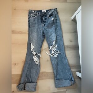 PISTOLA wide leg dark wash jeans!